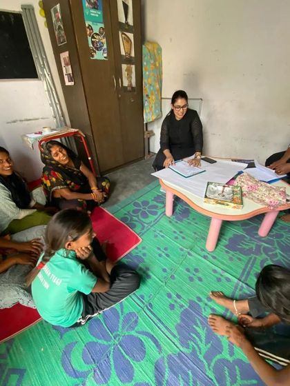 Another small group session, where I am explaining legal concepts in a simple, conversational manner. The goal is to empower, not intimidate.