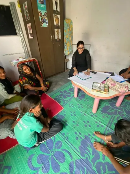 A candid moment of teaching and learning at the Shubham Tyagi Foundation. It is my firm belief that an advocate's finest day is when they can help those who need it most.