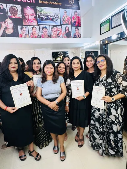 Another group of certified beauty professionals. We make sure every student gets individual attention and support throughout the course.