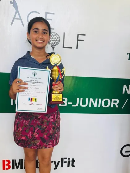 Unnati Singh finished as the runner-up at the same IGU Feeder event in Mohali with a strong 3-under-par performance.