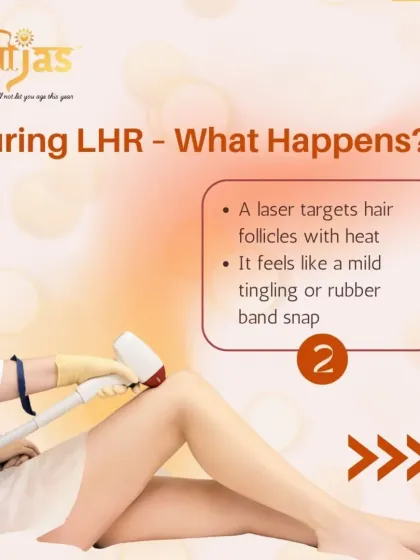 During the session, the laser emits a concentrated light that targets the hair follicle. Most clients describe the sensation as a mild tingling or a quick snap of a rubber band against the skin.