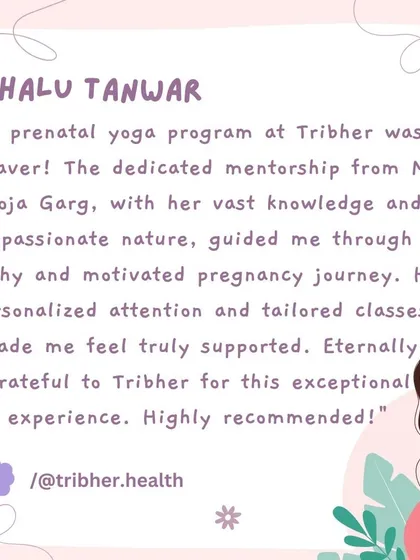 We are so happy to hear our prenatal yoga program was a lifesaver for Shalu. Our mentors, like Ms. Pooja Garg, are dedicated to providing personalized attention to guide you through a healthy and motivated pregnancy.