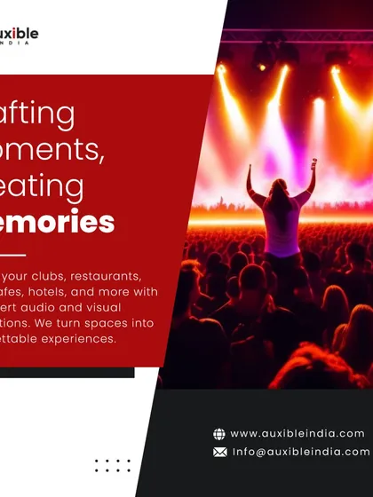 Crafting moments, creating memories. We turn clubs, restaurants, and hotels into unforgettable experiences with expert audio and visual installations that capture the perfect mood.