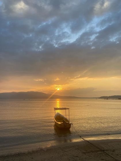 A stunning sunset over the water in the Andamans. The perfect end to a perfect day of diving.