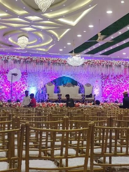 Akshata banquet hall in Nerul, a pillarless AC hall with a 350-seating capacity. It's conveniently located near the railway station and highway.