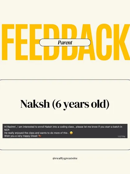 When a child enjoys a class so much they want to do more of it, we know we're doing something right. We were so happy to receive this request to start a new batch.
