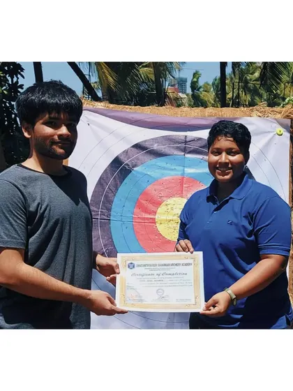 A student from our March 2023 basic batch receives his certificate. A great achievement.