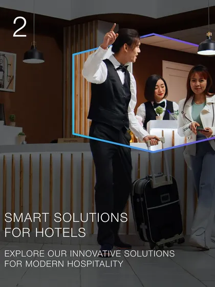 For the modern hospitality industry, our innovative solutions offer a competitive edge. We provide systems that not only impress guests but also give hotel management powerful tools for energy savings and operational control.