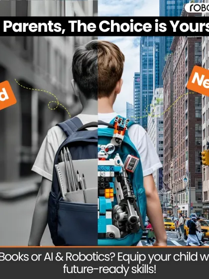 The world is changing, and education needs to change with it. We help you make the choice to equip your child with future-ready skills in AI and robotics, moving beyond traditional learning to prepare them for the careers of tomorrow.