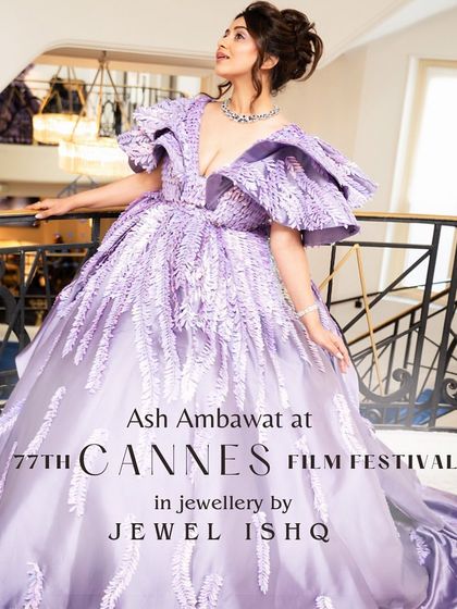 A look of pure elegance. The way the diamond necklace and bracelet complement the gown's plunging neckline and voluminous sleeves is a testament to thoughtful styling. This is the kind of timeless glamour I love to create.