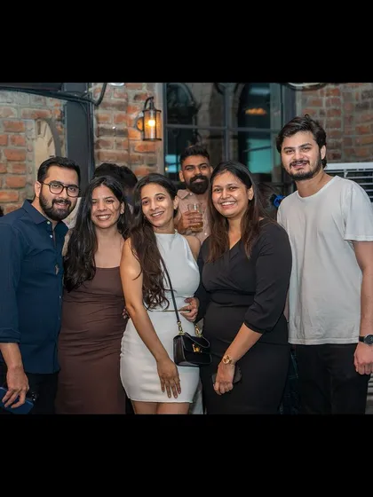 A group enjoying their night out. It's a great spot for celebrations, team outings, or just a fun Wednesday.