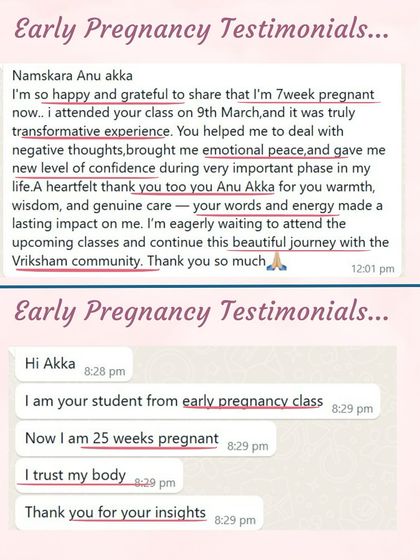 My goal is to provide insights that bring emotional peace and confidence. It's wonderful to see mothers feel a transformative experience and learn to trust their bodies as they progress through their pregnancy.