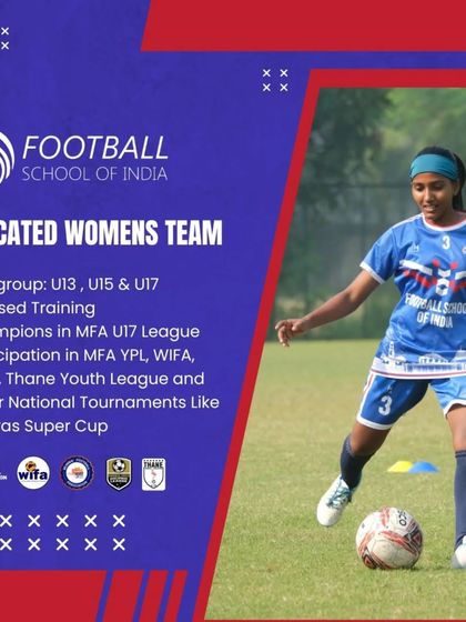 We have dedicated women's teams for U13, U15, and U17 age groups, with a track record of winning championships.