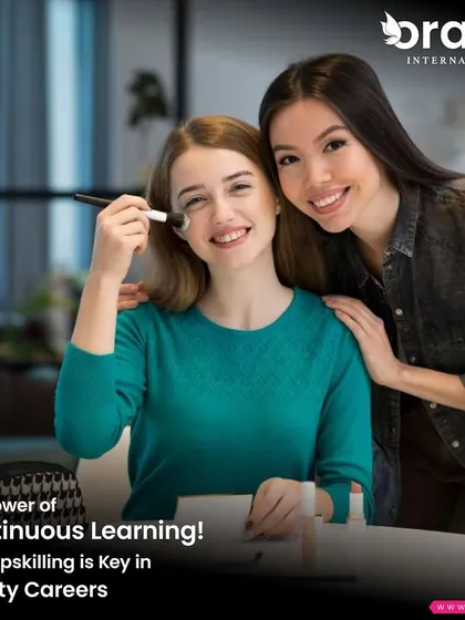 This post emphasizes the power of continuous learning and upskilling in the beauty industry. We offer a range of online and offline courses to help professionals stay relevant and grow their careers.