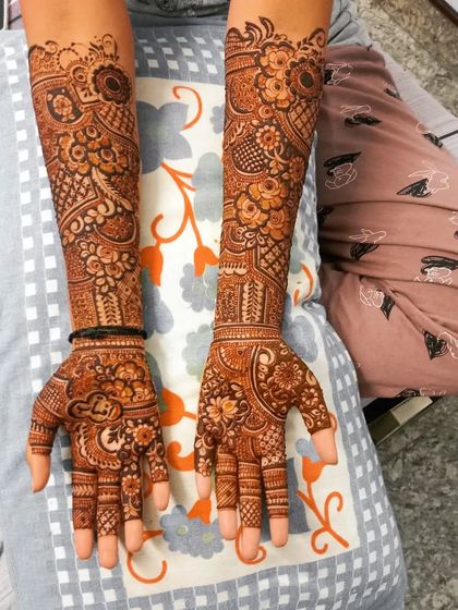 Mehendi Art by Nishat - Mehndi (Henna) Artistry Elaborate Bridal Henna photo 100