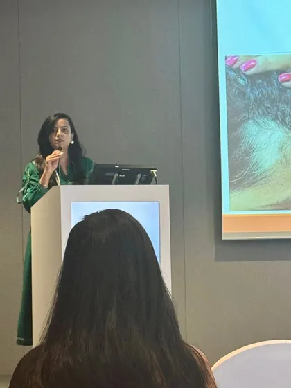 During a presentation at the DASIL Congress, I used clinical images to explain the nuances of hair and scalp conditions. A correct diagnosis is the first step toward an effective treatment plan for issues like hair fall and scalp irritation.