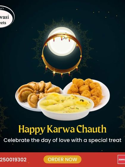 Happy Karwa Chauth. Celebrate the day of love with a special treat from my kitchen, including sweets perfect for breaking the fast.