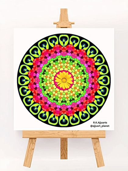 Vibrant Hand-Painted Mandalas photo 4