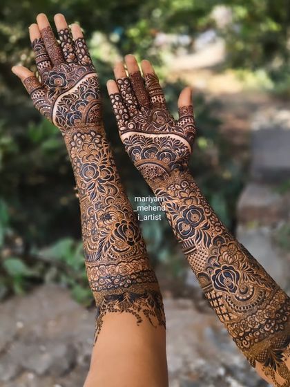 Full Bridal Mehendi for Hands photo 4