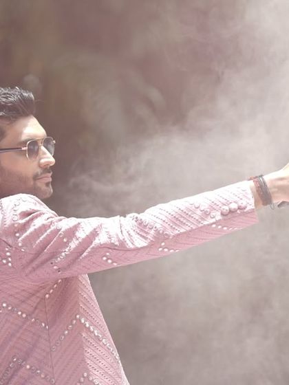 A dynamic shot capturing the energy I bring to every event. It's not just about hosting; it's about creating a visual spectacle.