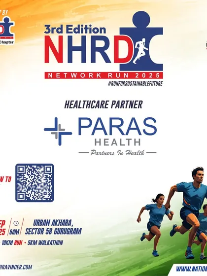 Welcoming Paras Health as the Healthcare Partner for the NHRD Network Run, ensuring the safety of our runners.