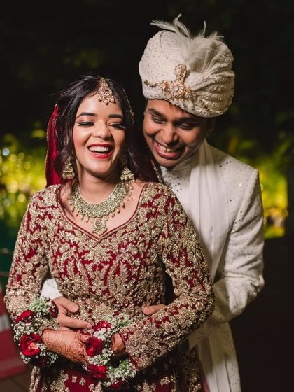 The Quintessential Red & Maroon Bride photo 18