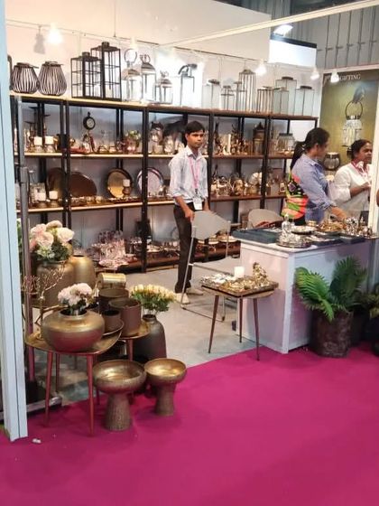 A photo from our successful first day at the Gift World expo. It's always a busy but rewarding experience.