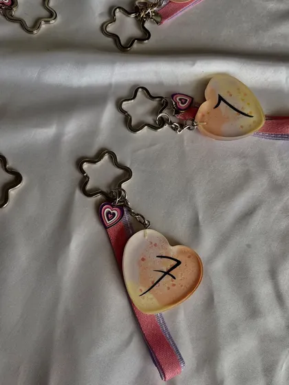 Another look at these special '7' keychains. They are a quiet celebration of the bond between BTS and ARMY.