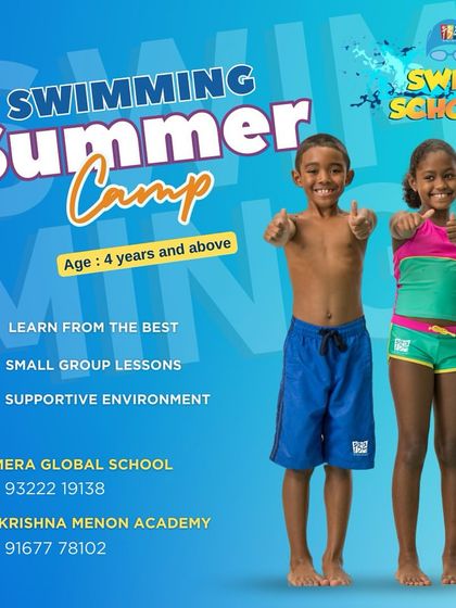 Make a splash this summer at our swimming camp. We offer lessons for kids aged 4 and up in small groups, creating a supportive environment where they can learn from the best and have fun.