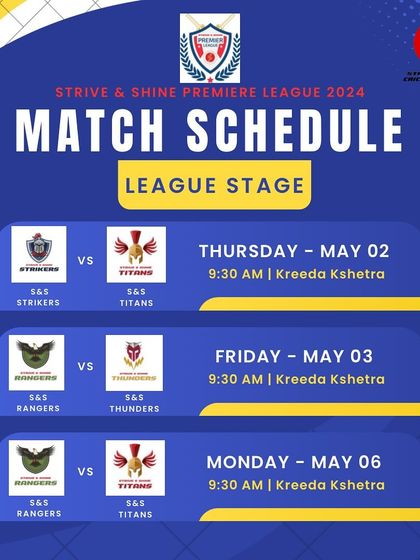The second half of the SSPL 2024 league stage match schedule. The road to the finals continues.