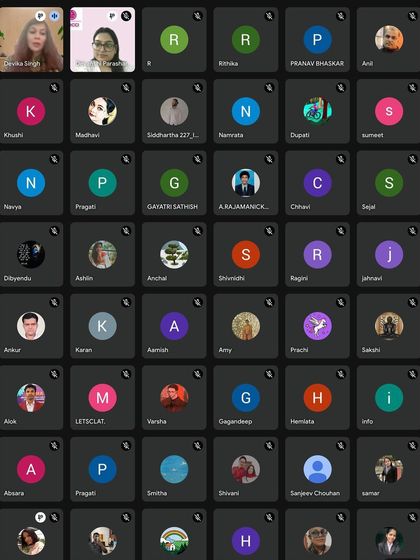 A screenshot showing the large number of participants in our virtual POSH workshop. It is heartening to see so many people engage in these critical conversations about creating safer communities and workplaces for women.
