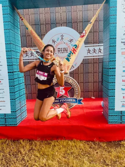 The feeling of pure elation after crossing the finish line and earning your medals. This is the reward for all the early mornings and tough sessions. With the right strategy and mindset, I'll help you experience this moment for yourself.