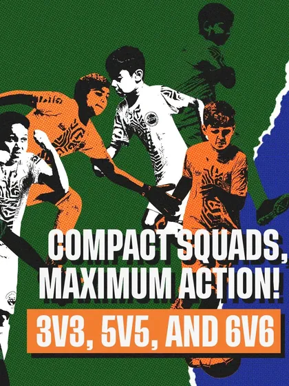 My tournaments feature compact squads for maximum action. By using 3v3, 5v5, and 6v6 formats for younger age groups, I ensure every player gets more touches on the ball and is constantly involved in the game.