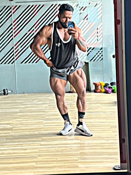 Leg day check. Your muscles don't hear excuses, they only respond to effort.