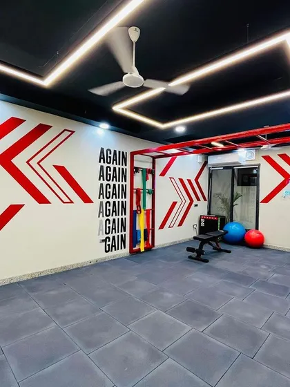 This view showcases the spacious layout of our rehabilitation floor, equipped with stability balls, resistance bands, and other tools essential for a wide range of therapeutic exercises, including pelvic floor strengthening.