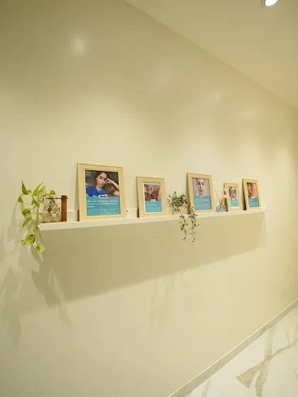 The photos on our wall are a testament to the beautiful results and relationships we have built with our clients over the years. Each one represents a journey to renewed confidence.