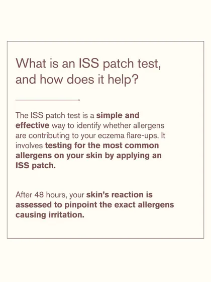 The ISS patch test is a straightforward and effective method for diagnosing contact allergies. By applying patches with common allergens to your back for 48 hours, I can assess your skin’s reaction and pinpoint the exact cause of your irritation.