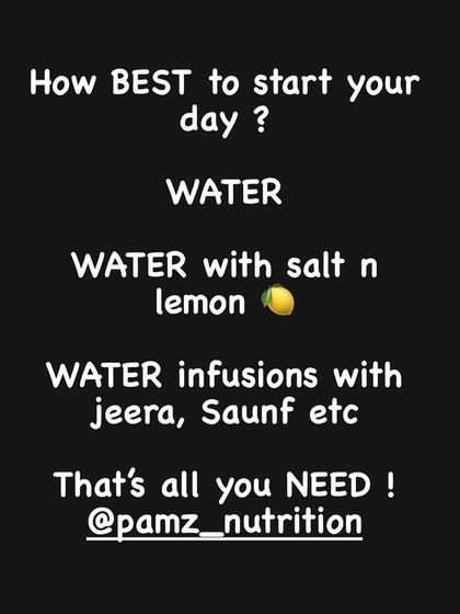 What's the best way to start your day? Simple. Water, or water with a little salt and lemon, is all your body truly needs to rehydrate in the morning.