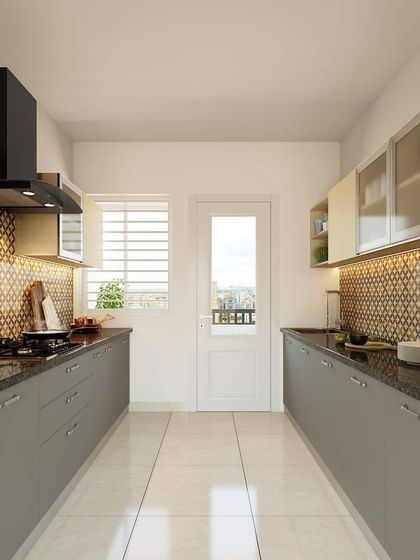 Bengaluru Interiors - Space-Saving Furniture Solutions Modern Kitchen Designs photo 6