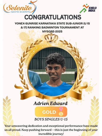 Selenite Sports - High Performance Badminton Training Our Champions' Podium Finishes photo 5