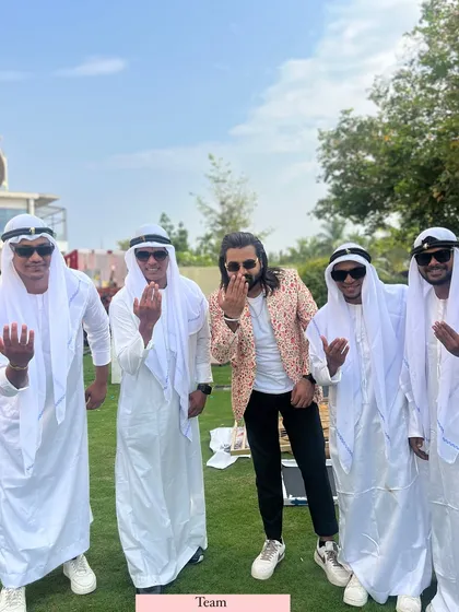 Bringing the right attitude to match the outfits. Our team doesn't just wear the costume; they embody the character to enhance the party's atmosphere.