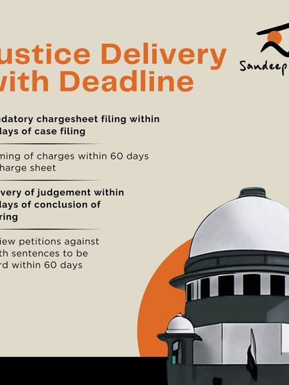 The new laws introduce strict deadlines for the justice delivery process. This includes mandatory timelines for filing chargesheets, framing charges, and delivering judgments, which will significantly reduce delays and ensure swift justice.