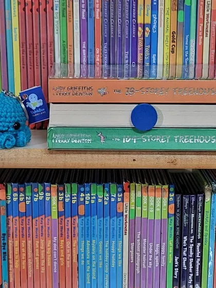 Ready for an adventure? Our shelves are packed with beloved series like the Treehouse books, ready to transport your child to worlds of imagination. I am always here to help you find that perfect next read.