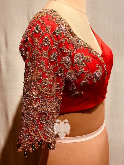 Blouse House by Mahitha Prasad - Custom Blouse Design & Embroidery Muhurtham Masterpieces: The Bridal Edit photo 18