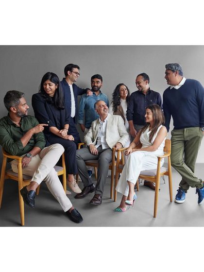 A group photo from a Livingetc India feature on Khosla Associates and their mentees. It was a wonderful reunion and a celebration of our shared design journey.