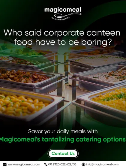 Who said corporate canteen food has to be boring? This image of a lavish buffet spread challenges that notion, inviting you to savor my tantalizing and diverse catering options for your daily meals.