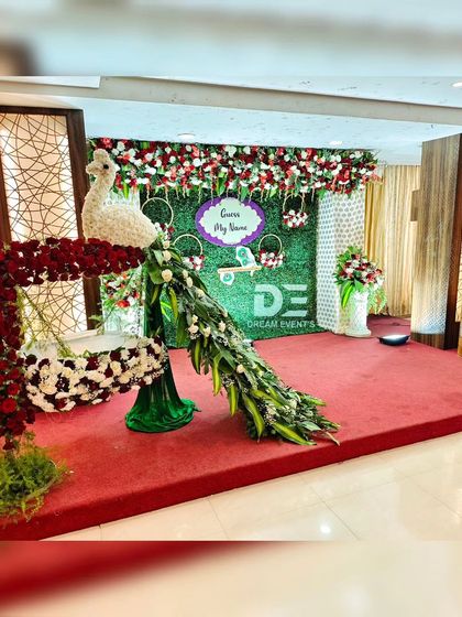 Dream Events - Large-Scale Floral Installations Naming Ceremony & Cradle Decor photo 3