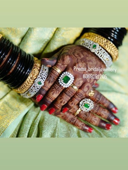 Prema - Bridal Jewellery Rental Happy Brides: Sparkling AD & Stone Sets photo 19