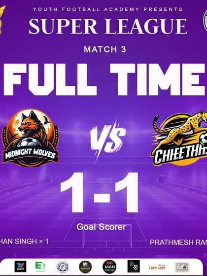 A hard-fought 1-1 draw in the Super League.