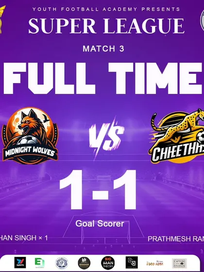 A hard-fought 1-1 draw in the Super League.